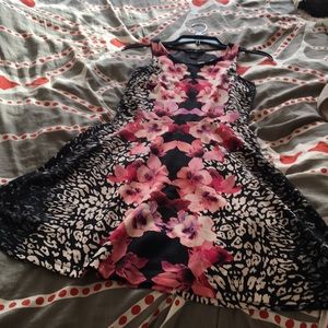 Tropical H&M Skater Dress